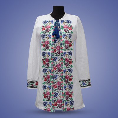 Embroidered costume "Cornflowers"